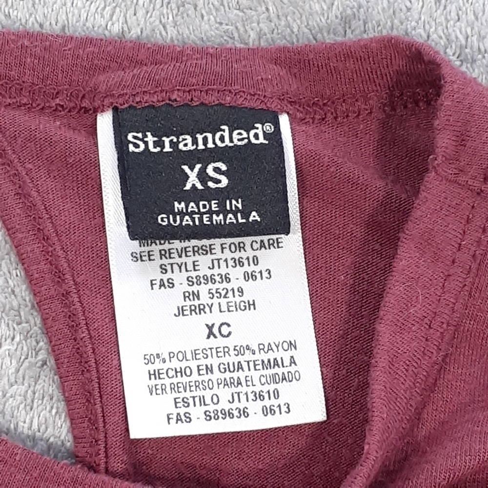 Stranded Rusty Red T-Shirt Size XS - Picture 3 of 4